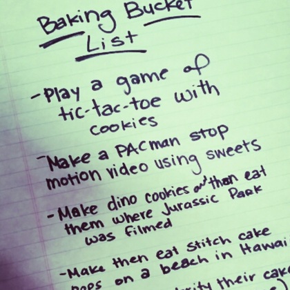 {Sweets Occasions} Baking Bucket List