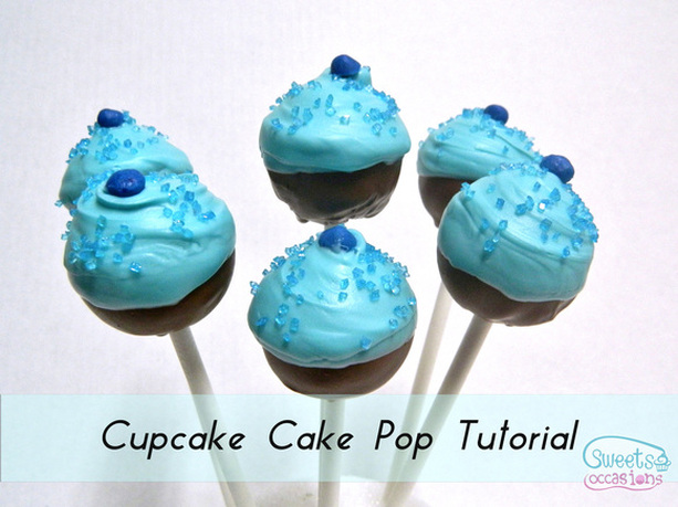 {Sweets Occasions} Cupcake cake pop tutorial