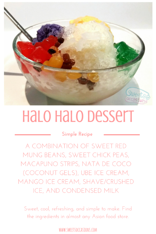Halo-halo dessert recipe. A refreshing tropical dessert, great for summer!
